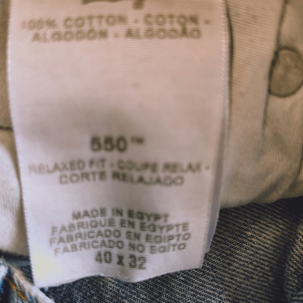Levi's Men's Relaxed Fit Denim Jeans - Light Blue - Picture 4 of 8